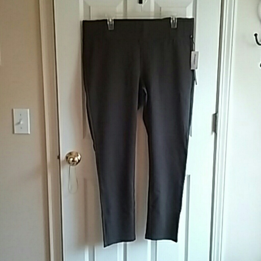 NWT Dressbarn Dark brn skinny pantsXL