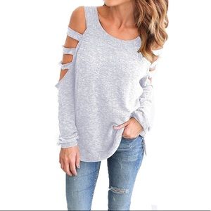 Open shoulder top