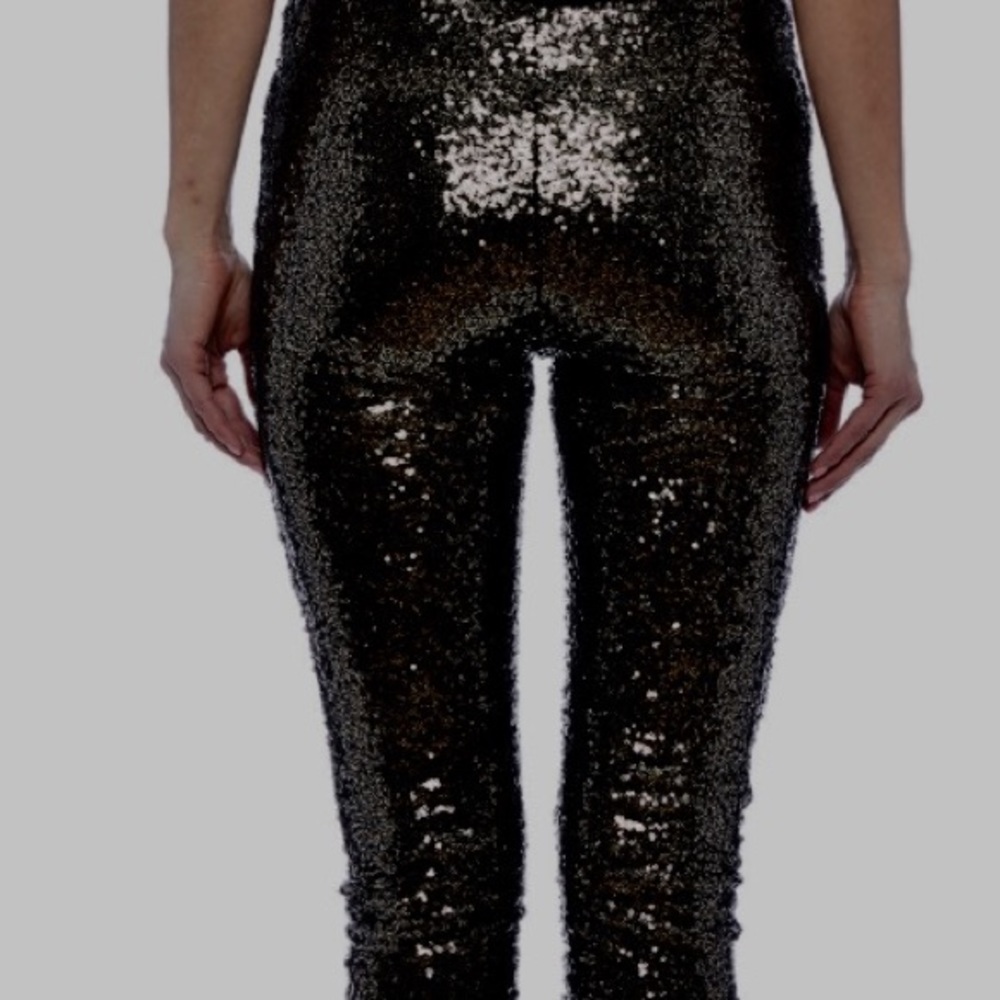 Sequin pants /leggings. Bright RED!