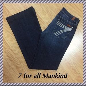 26 x 32.5" - 7 for all Mankind Dojo flare jeans