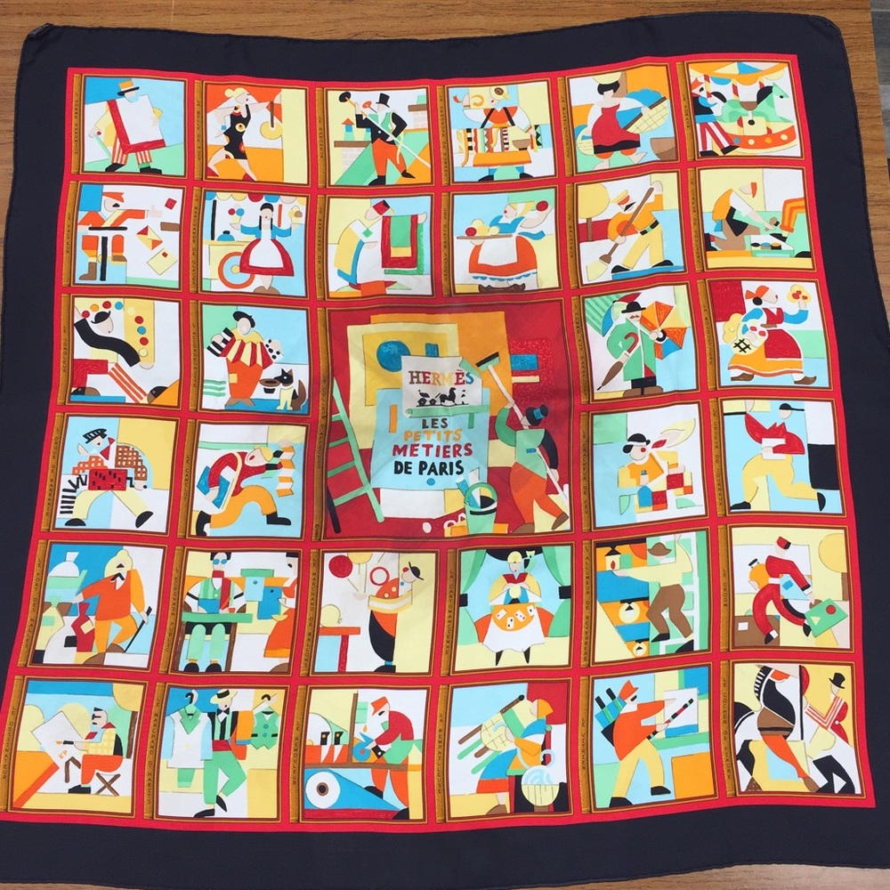 Hermes Les Petits Metiers De Paris - Silk Scarf