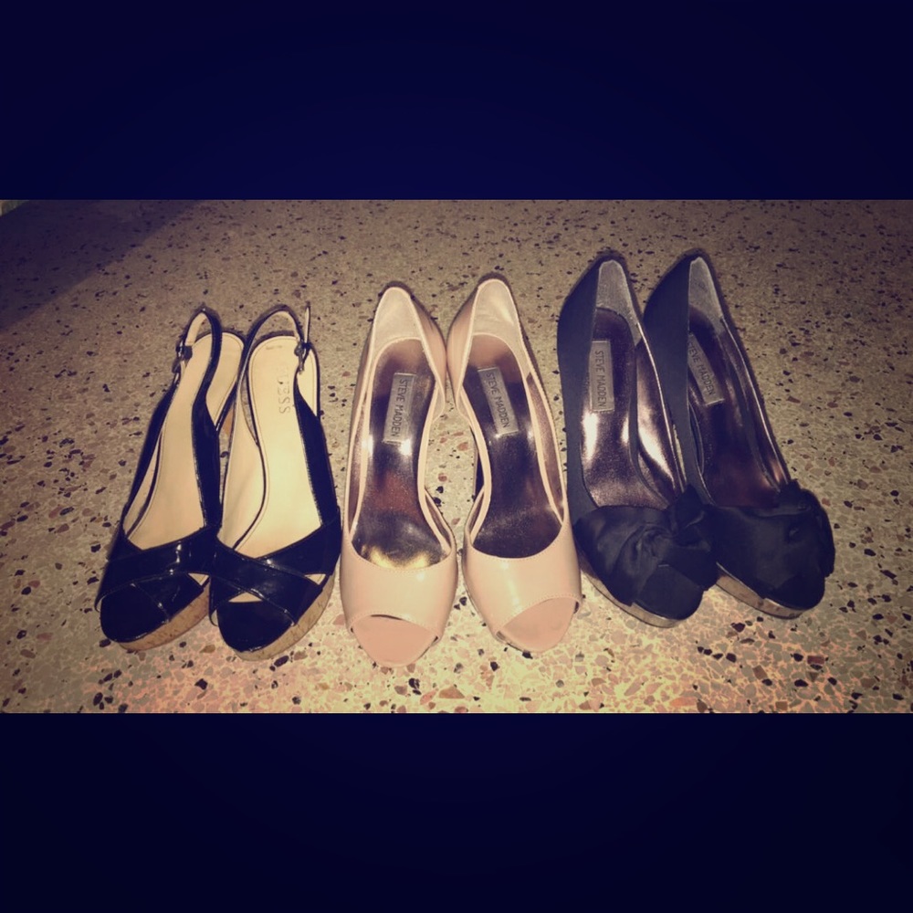 Brand heels. Steve Madden & Guess BUNDLE DEAL