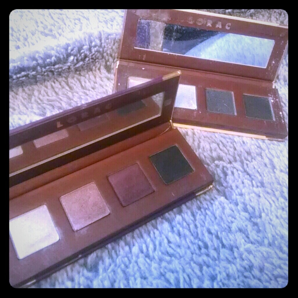 2 used lorac chocolate bar palette