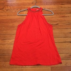 Michael Kors Orange Top, Size Medium