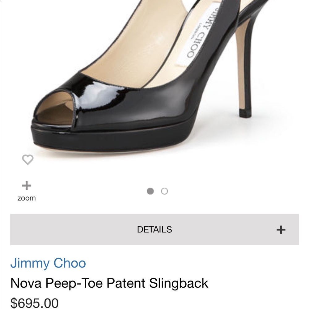 Nova peep toe jimmy choo heels