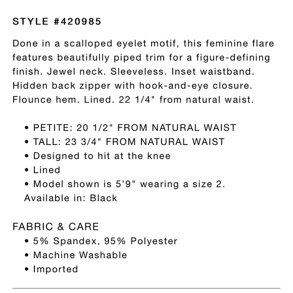 Ann Taylor eyelet flare π. - Picture 6 of 6