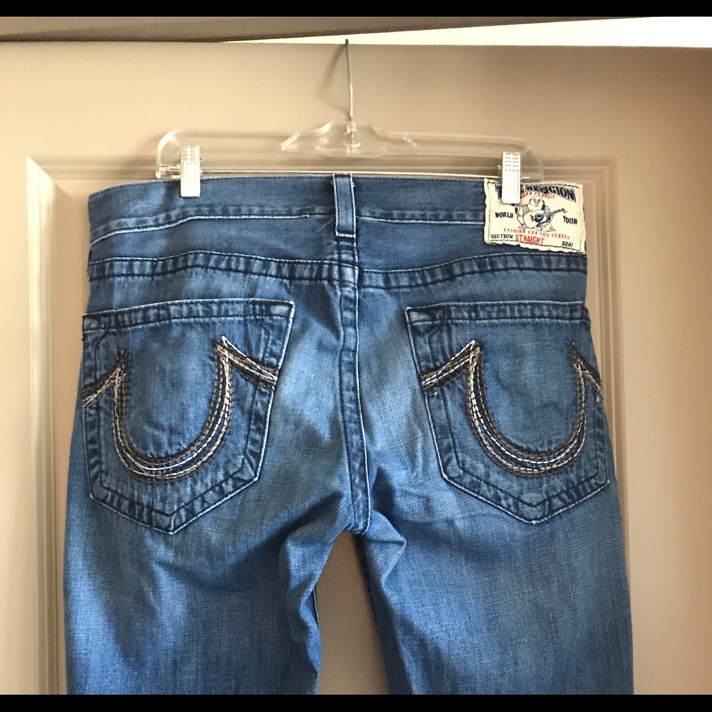 True Religion Straight leg Jeans Size 34