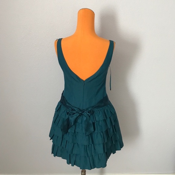 J. Crew Petite Swan Ruffled Dress - Picture 5 of 6