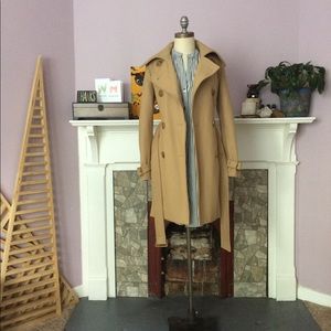 Classic Winter Pea Coat-Khaki