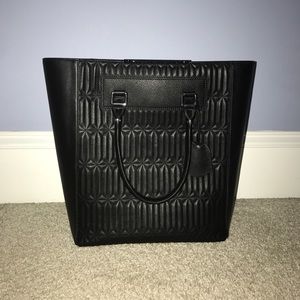 BCBG Black Leather Bag