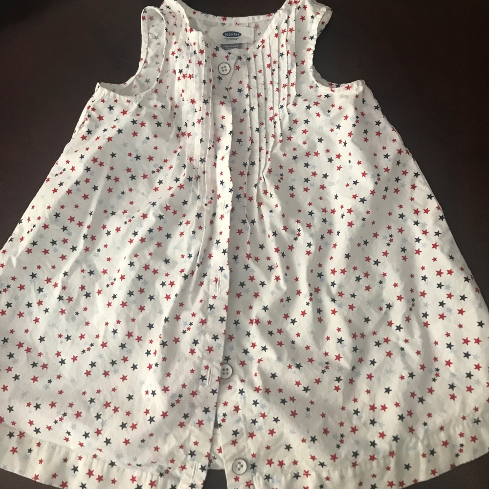 Red/White/Blue swing dress 18-24 mo