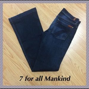 7 for all Mankind Dojo flares - size 27 x 33.75"