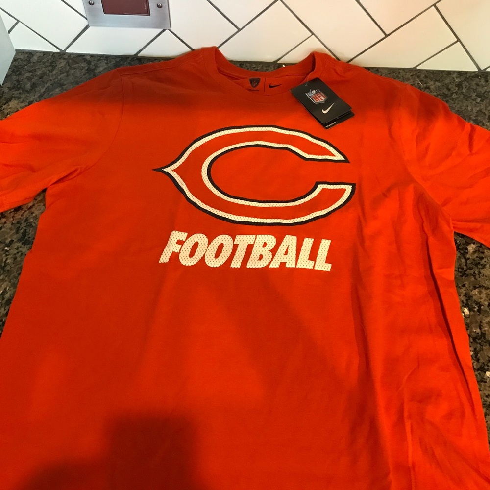 2 NWT Nike Chicago Bears T Shirts