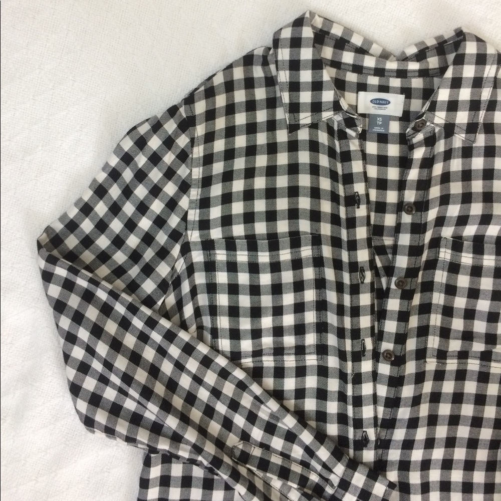 FALL FLANNEL: Black/White Plaid Dress.