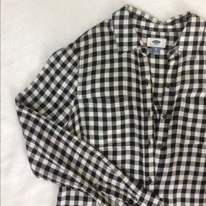 FALL FLANNEL: Black/White Plaid Dress.