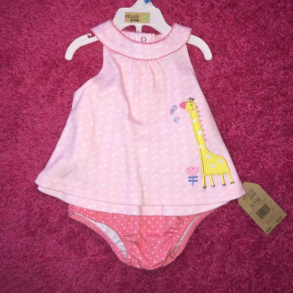 NWT Dress and diaper cover