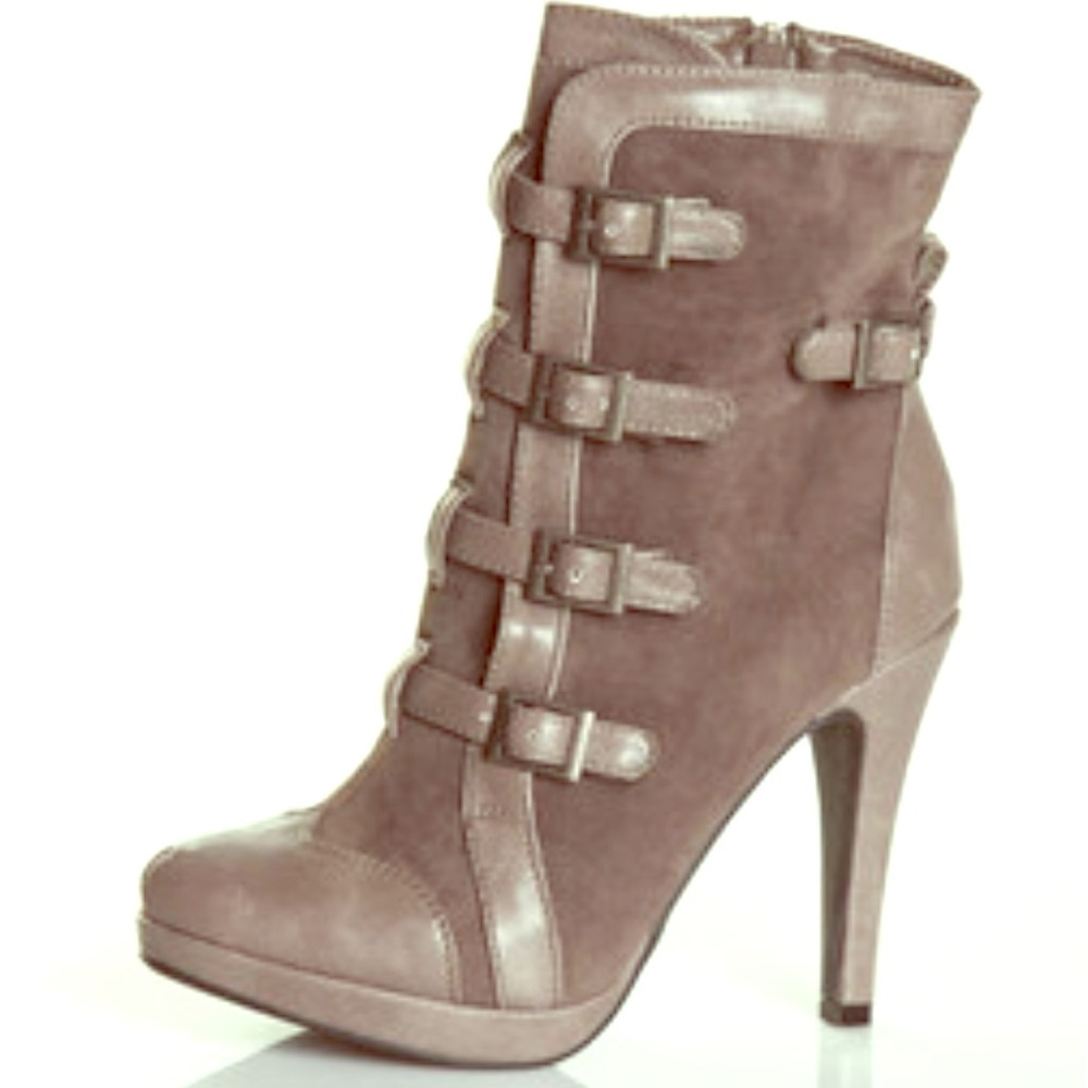 Edgy Grey Boots