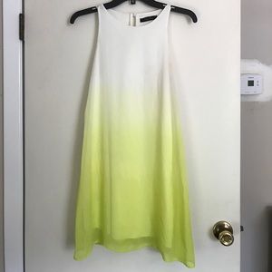 Honey Punch bright green faded sundress