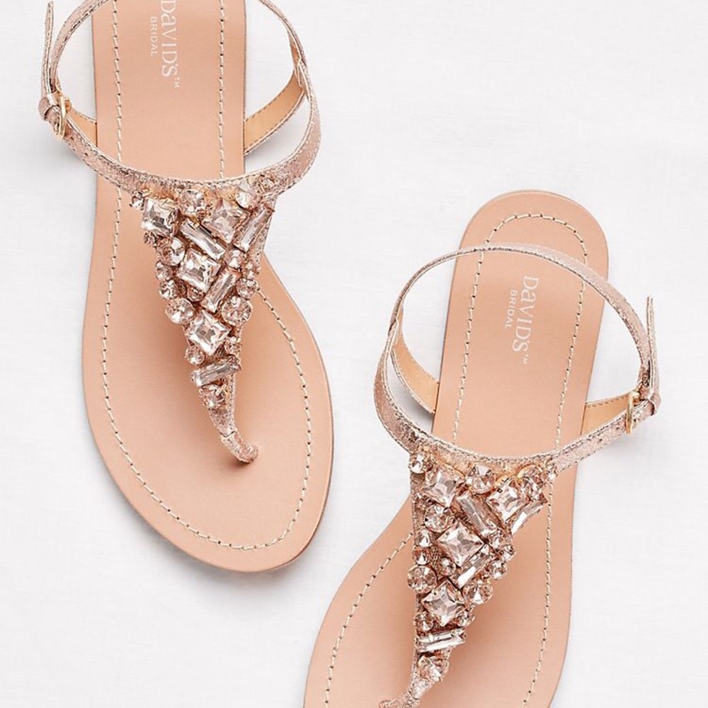 David's Bridal Sandals Size 9