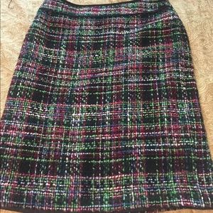 Talbots tweed skirt