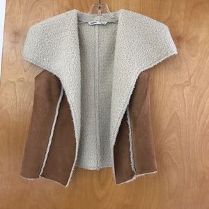 Faux fleece vest