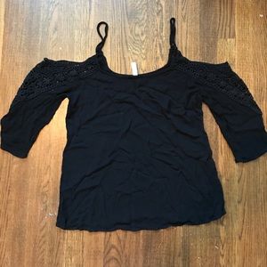 Black Cut Out top, 2 for $10