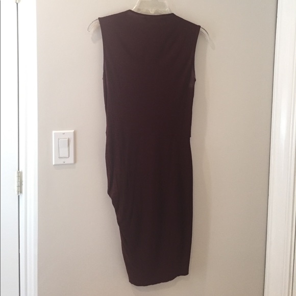 All Saints Amelia Dress Size 2 XS Burgundy - Picture 8 of 8