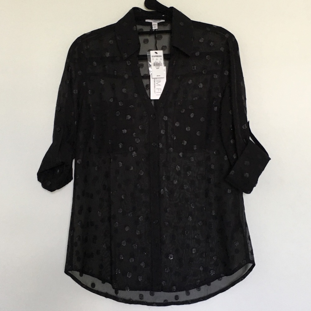 Long sleeve office top