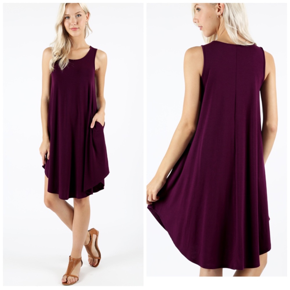 Round hem dress, NEW