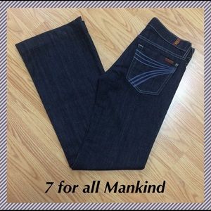 27 x 33" - 7 for all Mankind Dojo flare jeans