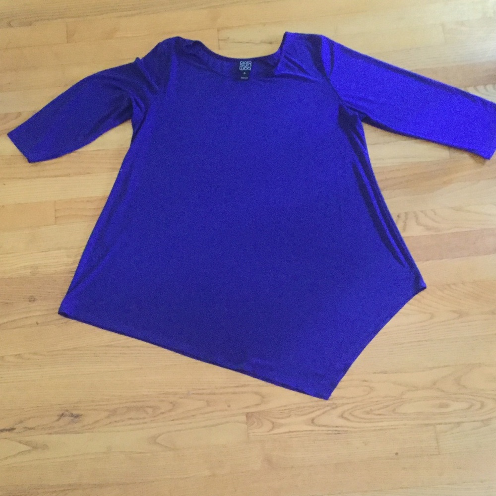 CLARA SUN WOO KERCHIEF ANGLE HEM TUNIC