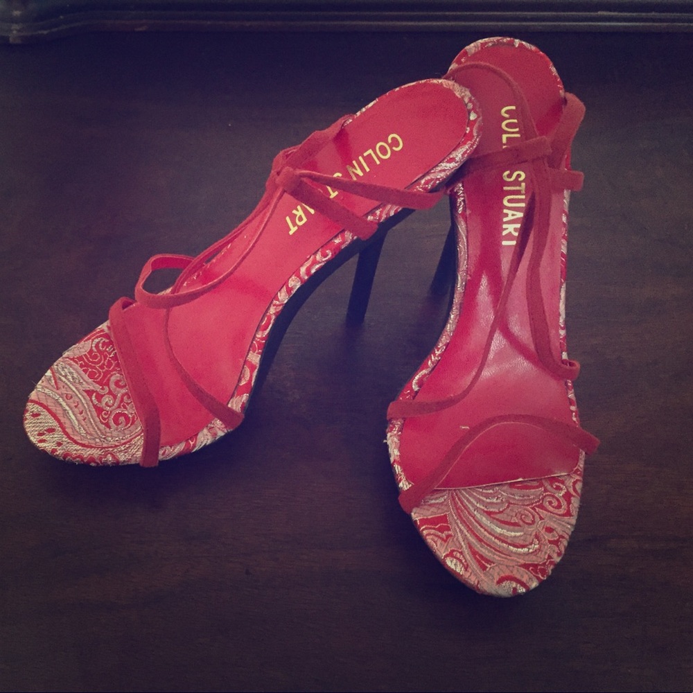 Red Colin Stuart High Heels