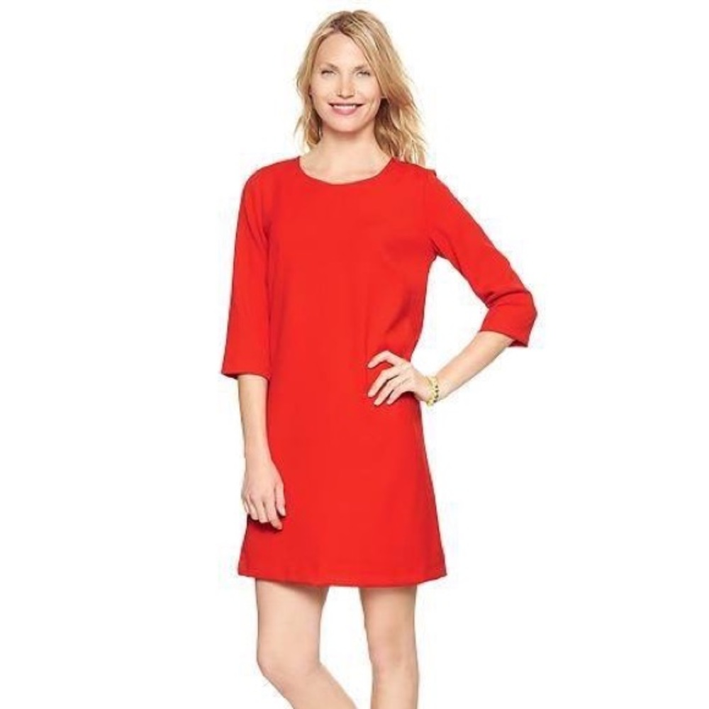 Gap silk shift dress