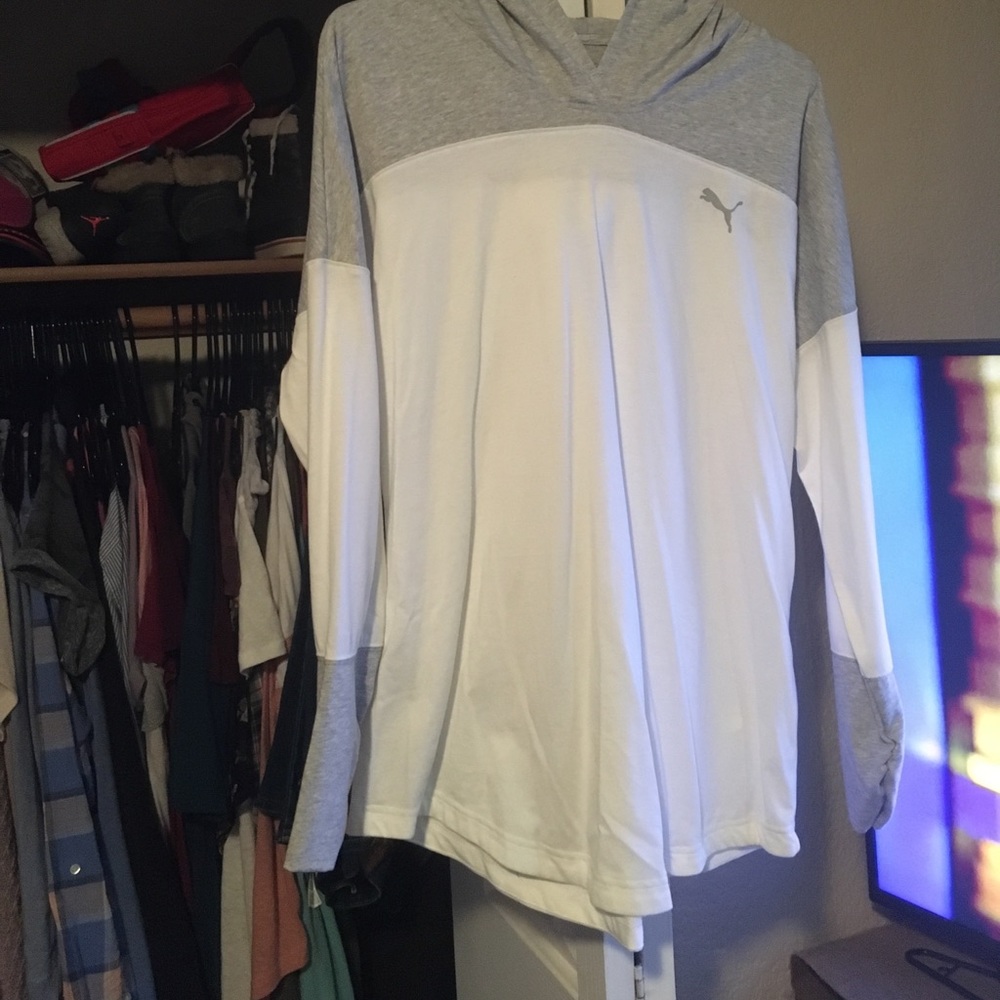 Puma long sleeve hoodie. Thin material