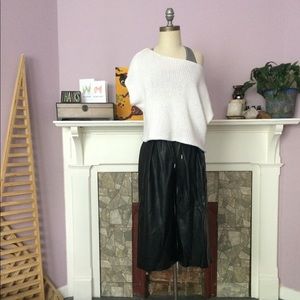 Cropped Off The Shoulder Sweater