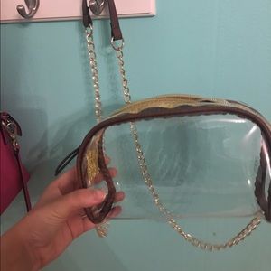 MG GREENE clear collections cross body NWT