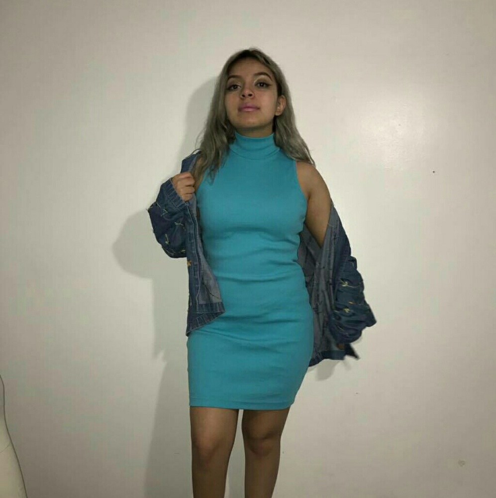 Vtg Express bodycon dress