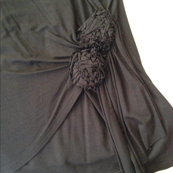 Sylvie & Modo black top with 3/4 length sleeve - Picture 3 of 3