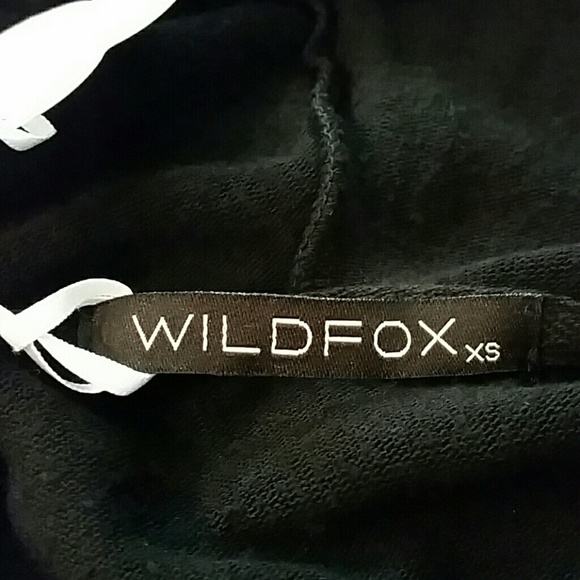 WILDFOX "WEEKEND" black top XS - Picture 2 of 3