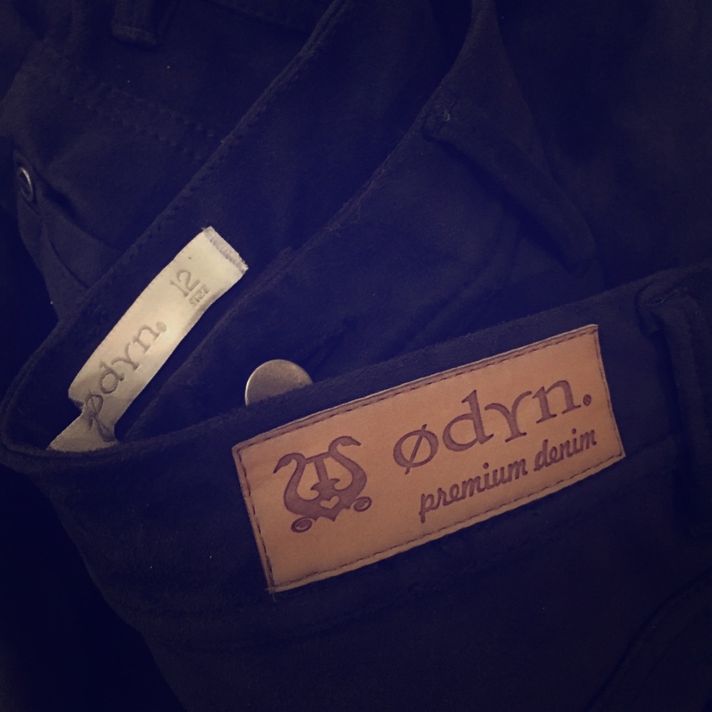 Odyn Faux Suede Pants