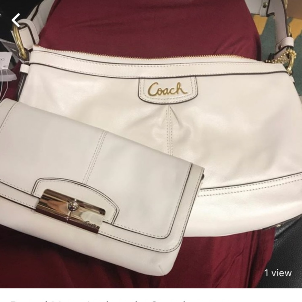 Authentic Coach Purse with matching Clutch