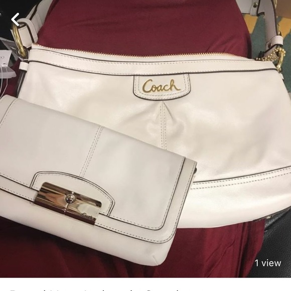 Authentic Coach Purse with matching Clutch - Picture 1 of 1