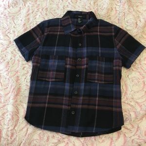 short sleeved flannel