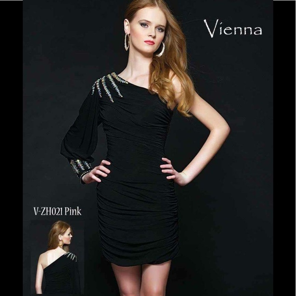 Black cocktail dress.