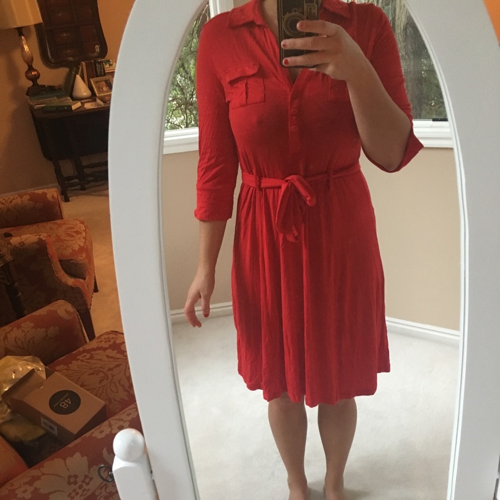 Red Old Navy Dress
