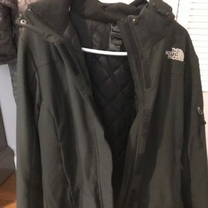 Heavy Black North Face Coat, Ladies' L