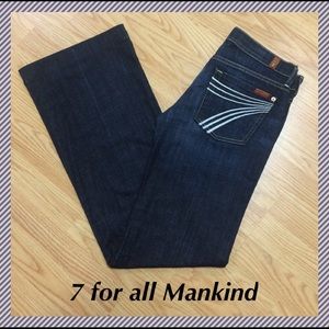 27 x 33.5" - 7 for all Mankind Dojo flare jeans