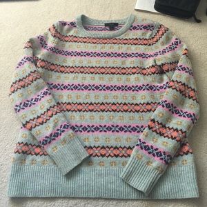 Jcrew fair isle sweater
