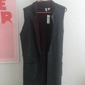 Anthropologie Sleeveless Blazer Vest NWT