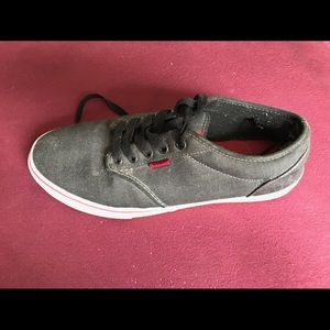 Men's Vans, Black/Red, like new, size 11